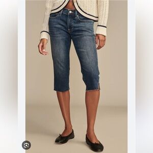 NWT Lucky Brand The Pedal Pusher Denim Capri 27